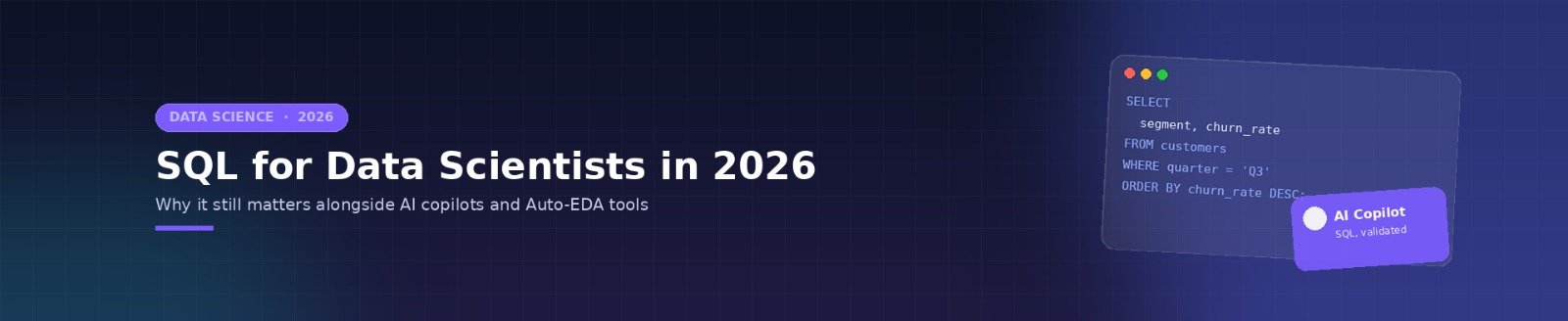 SQL for Data Scientists in 2026